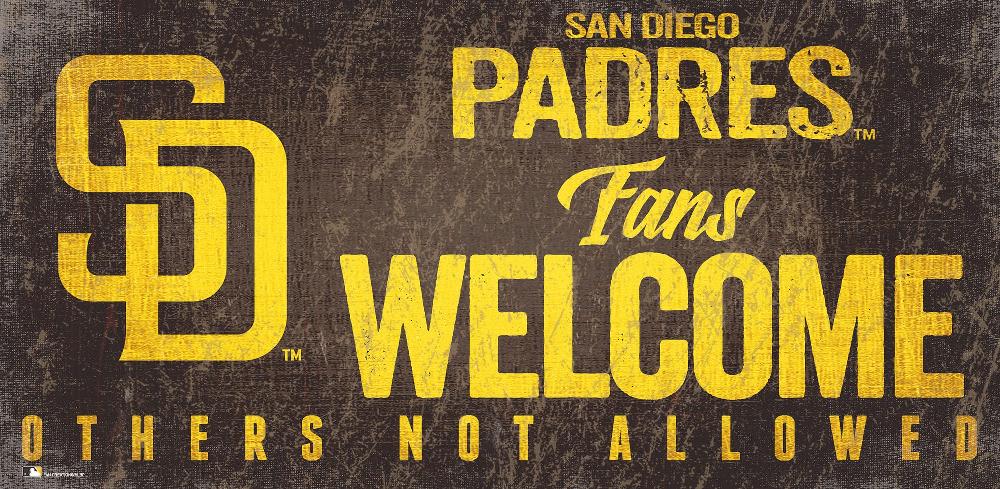 fan creations San Diego Padres Fans Welcome Sign