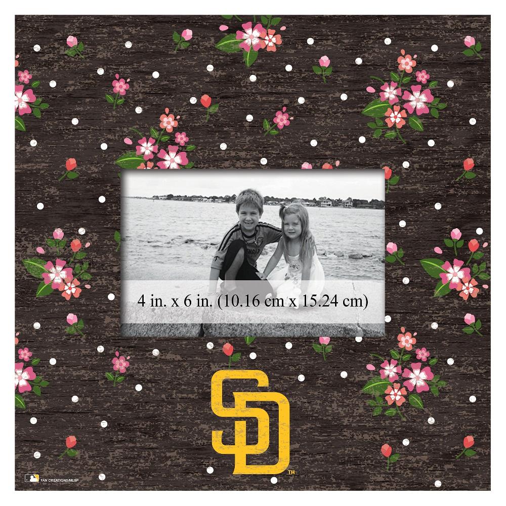 fan creations San Diego Padres Floral 10x10 Frame