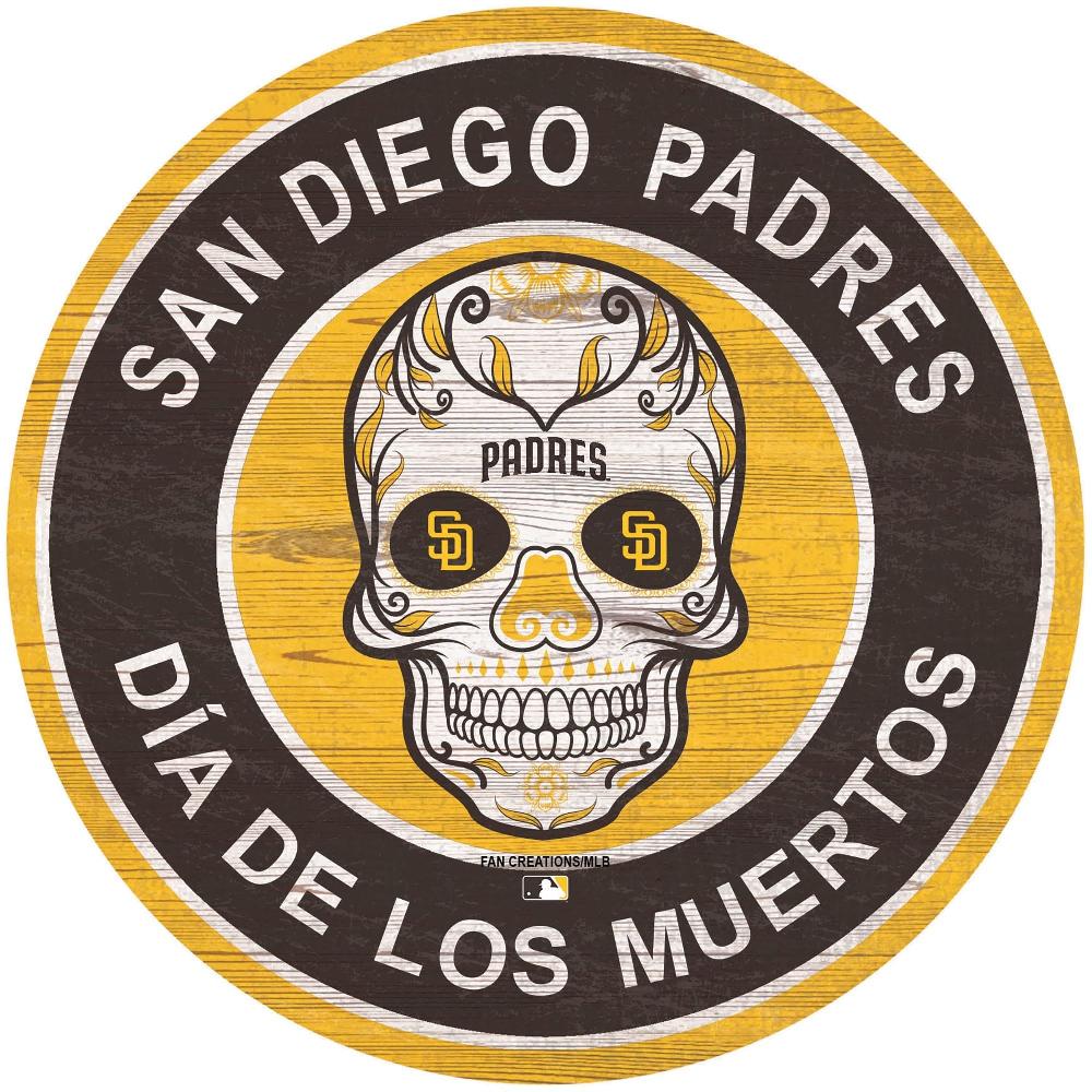 fan creations San Diego Padres Sugar Skull Circle