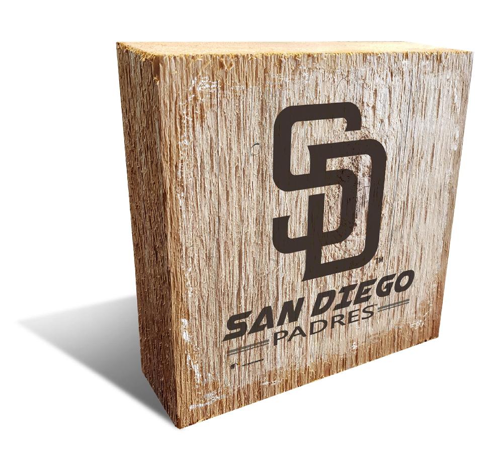 fan creations San Diego Padres Team Logo Block