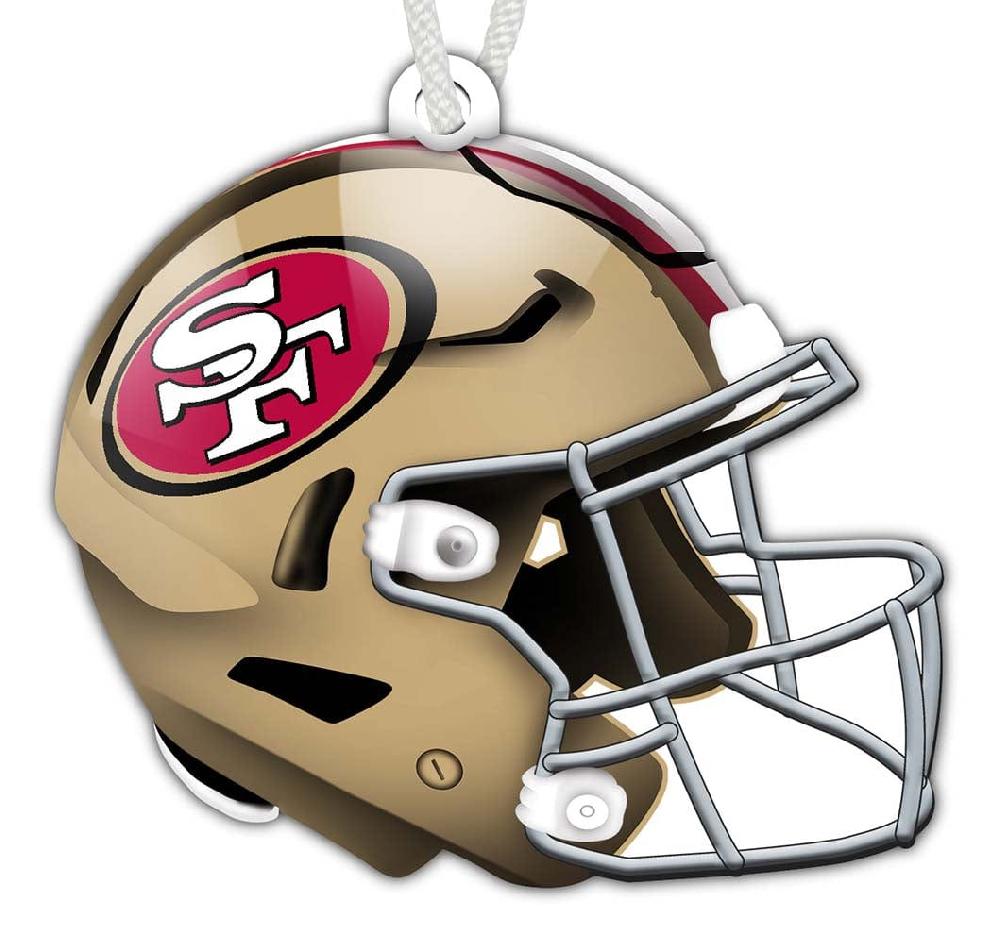 fan creations San Francisco 49ers Helmet Ornament