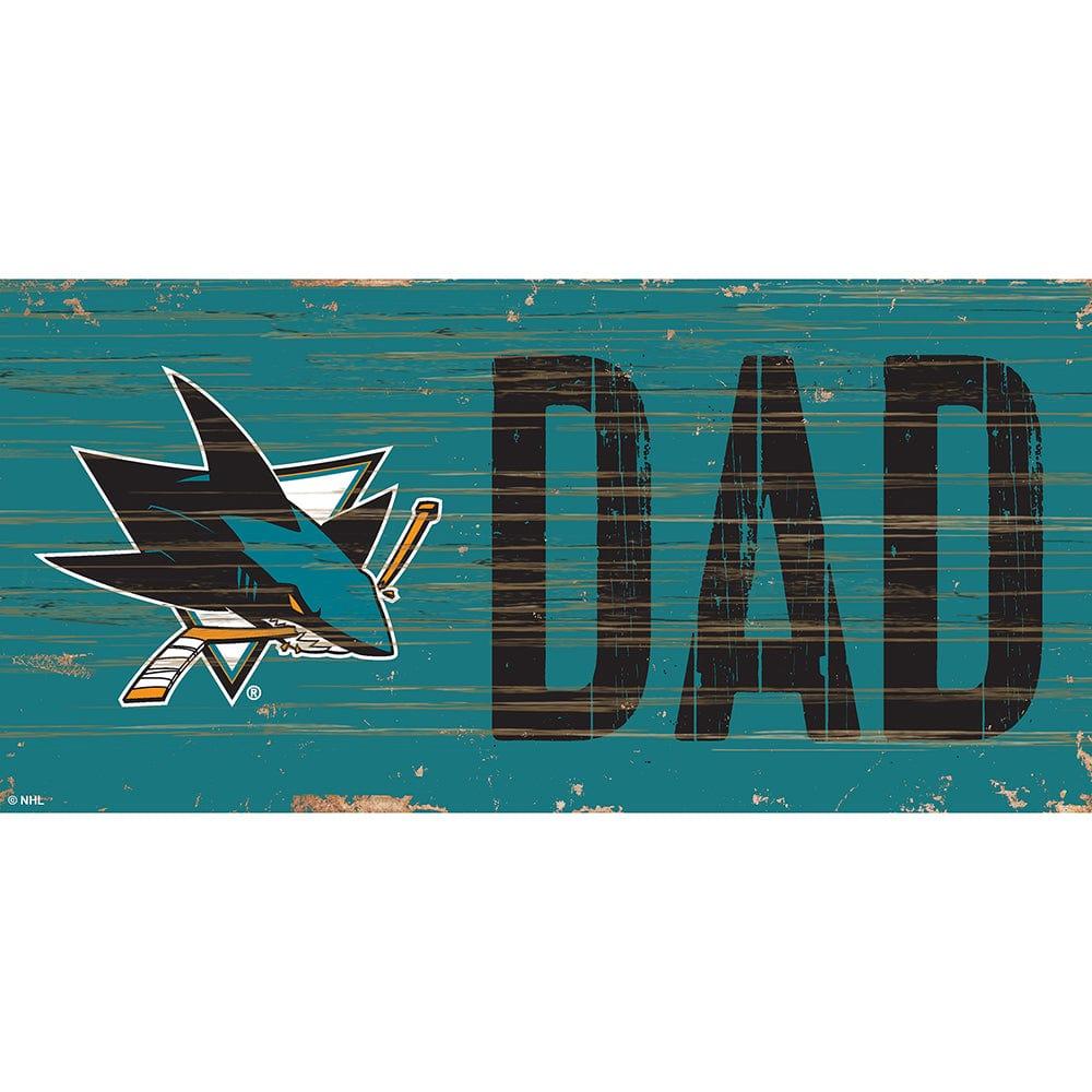 fan creations San Jose Sharks DAD 6x12 Sign