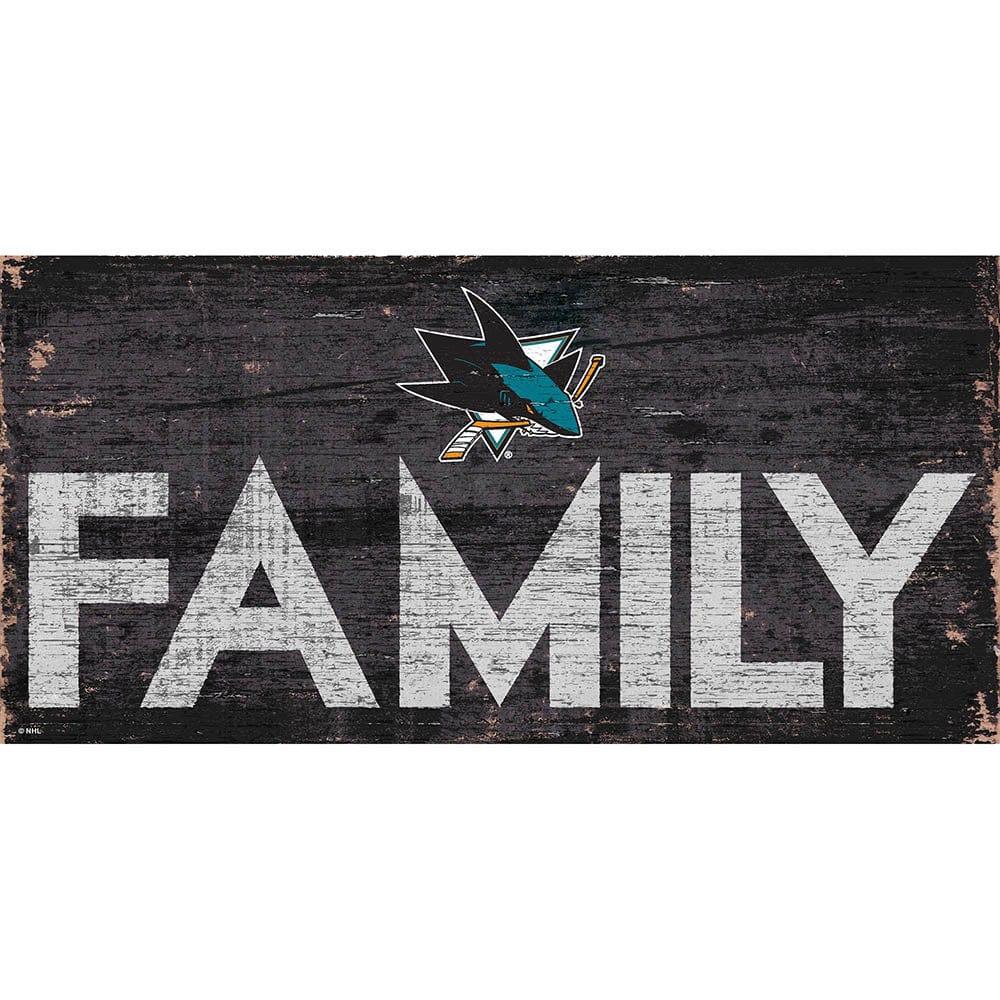 fan creations San Jose Sharks Family 6x12