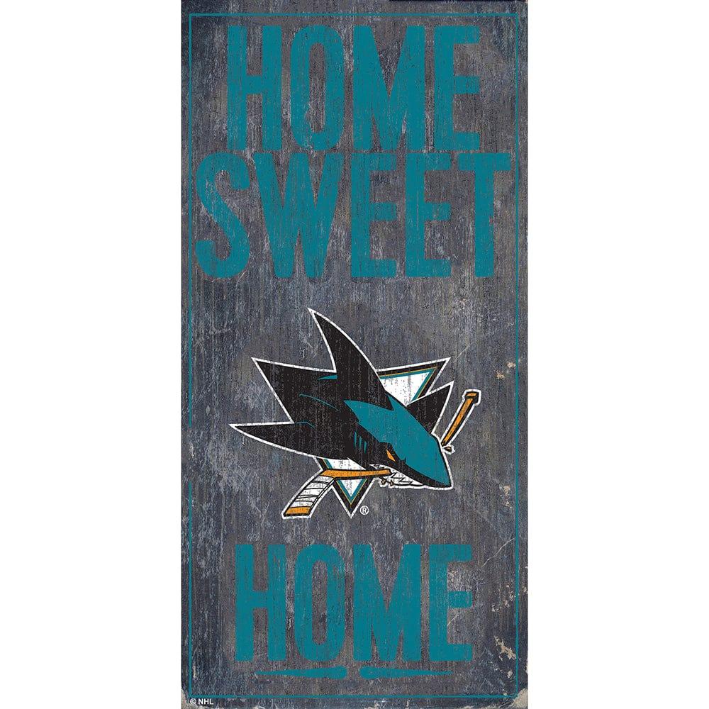 fan creations San Jose Sharks Home Sweet Home 6x12