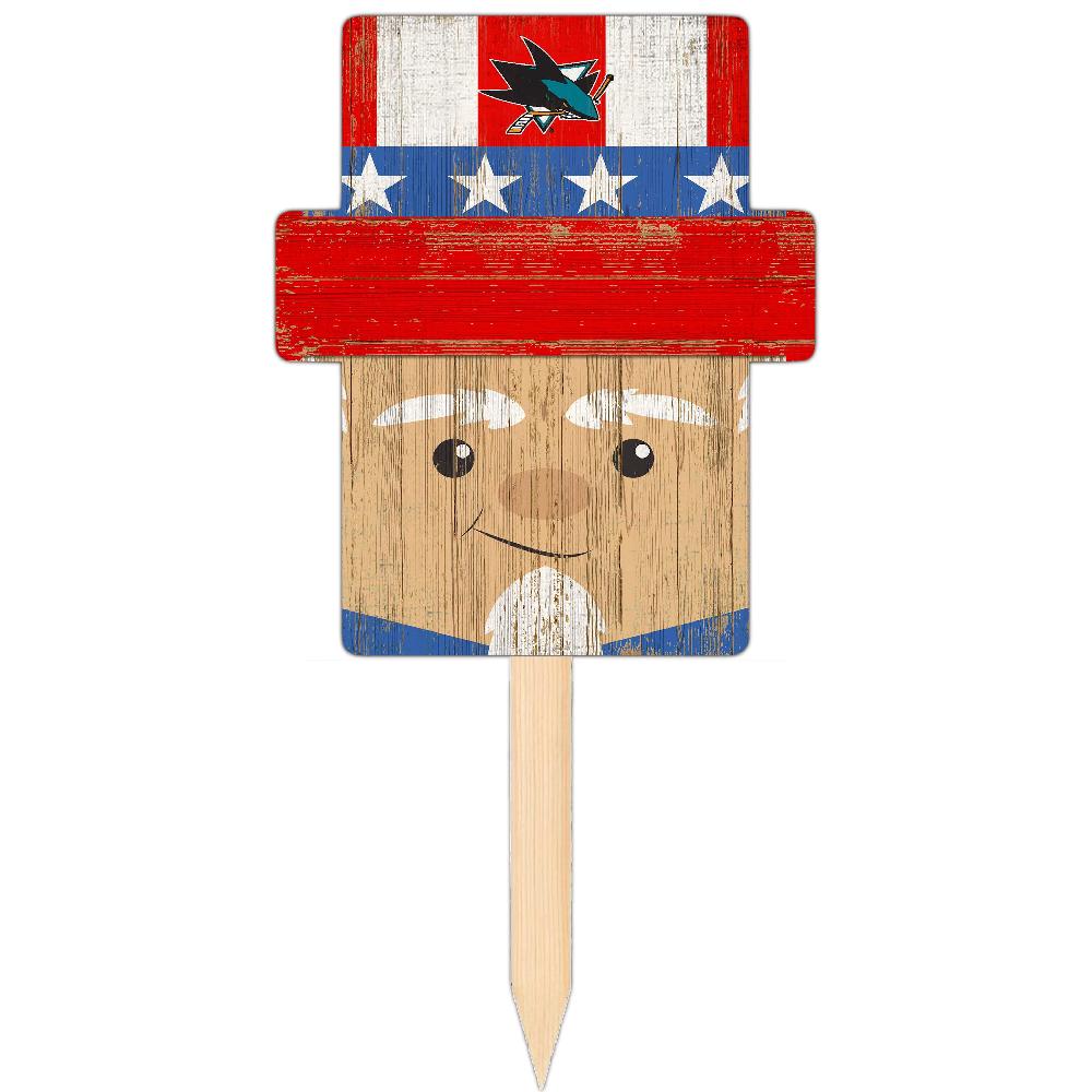 fan creations San Jose Sharks Uncle Sam Head Yard