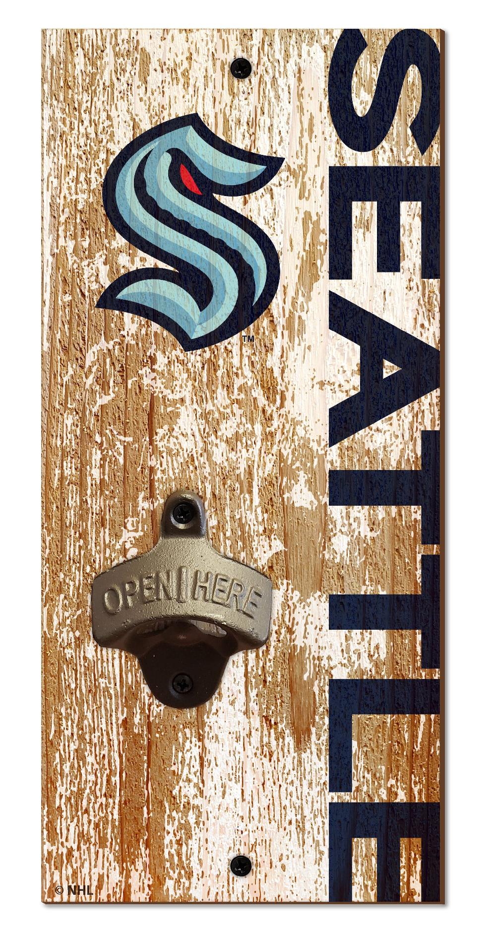 fan creations Seattle Kraken Bottle Opener