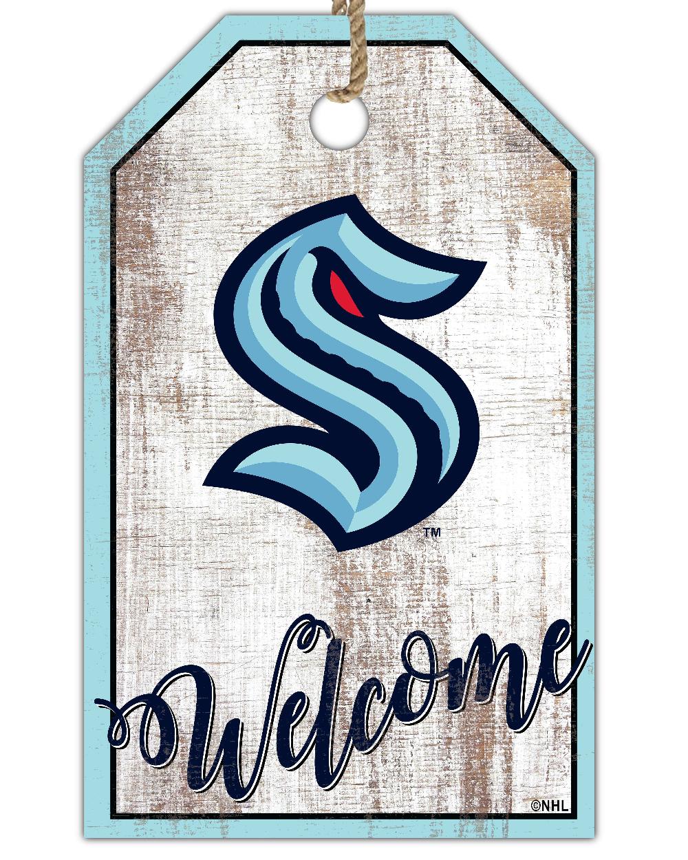 fan creations Seattle Kraken Welcome 11x19 Tag