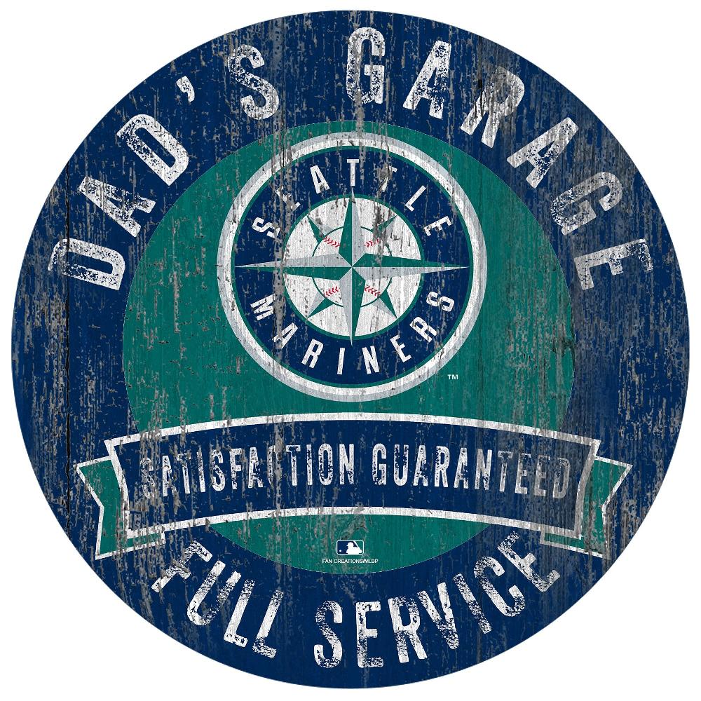 fan creations Seattle Mariners Dad's Garage Sign