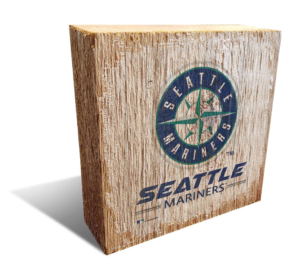 fan creations Seattle Mariners Team Logo Block
