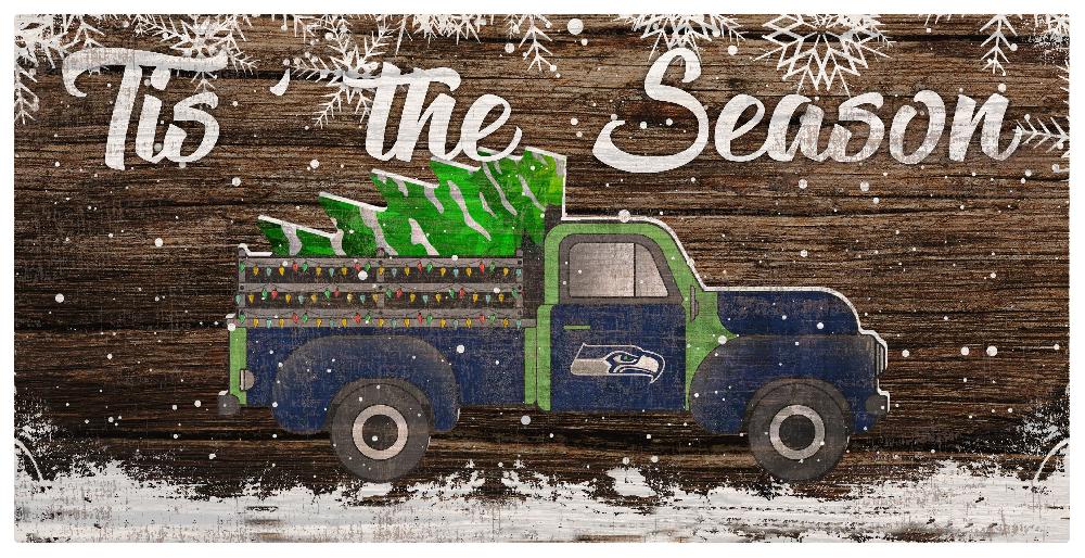 fan creations Seattle Seahawks Tis The Season 6x12
