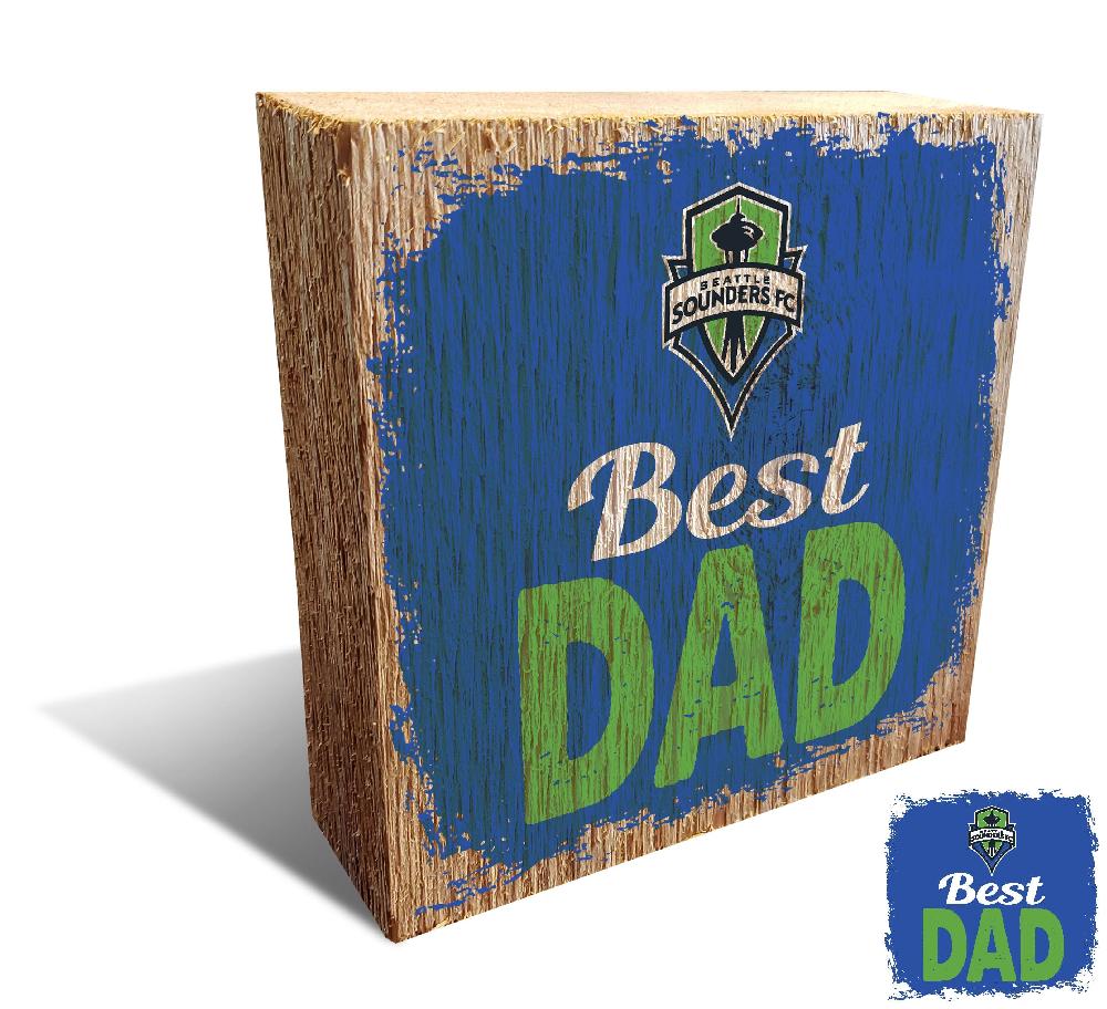 fan creations Seattle Sounders FC Best Dad Block