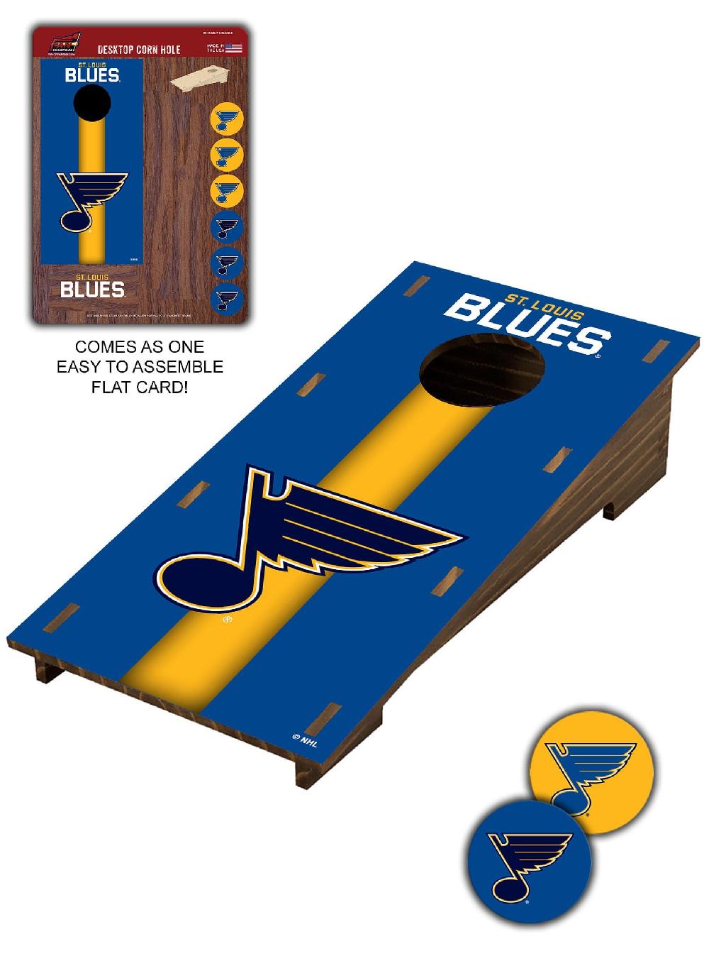 fan creations St Louis Blues Desktop Cornhole