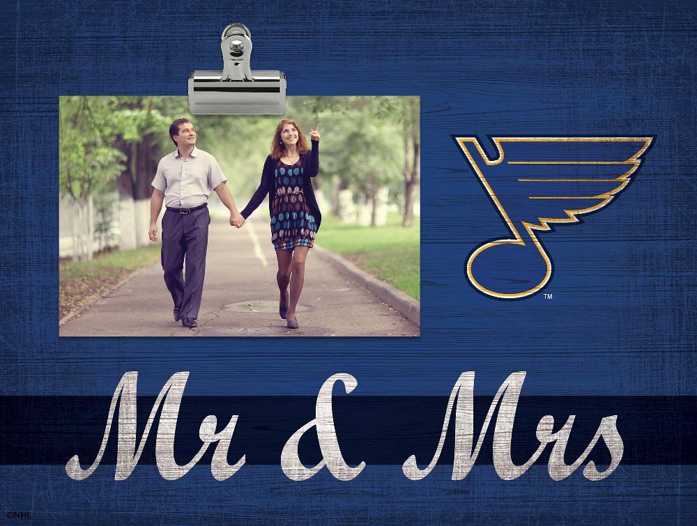 fan creations St Louis Blues Mr & Mrs Clip Frame