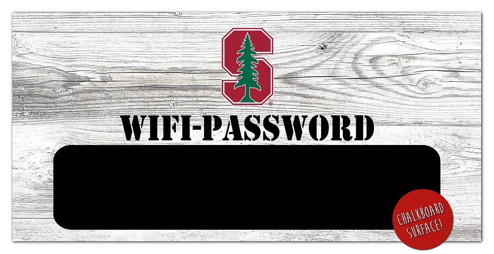 Fan Creations Stanford Wifi Password 6x12 Sign
