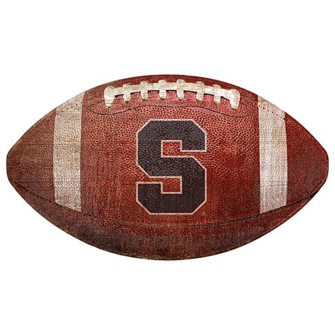 fan creations Syracuse 12" Football Shaped Sign