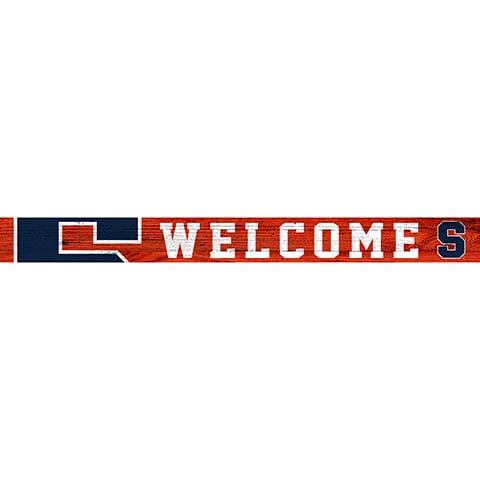 fan creations Syracuse 16in. Welcome Strip