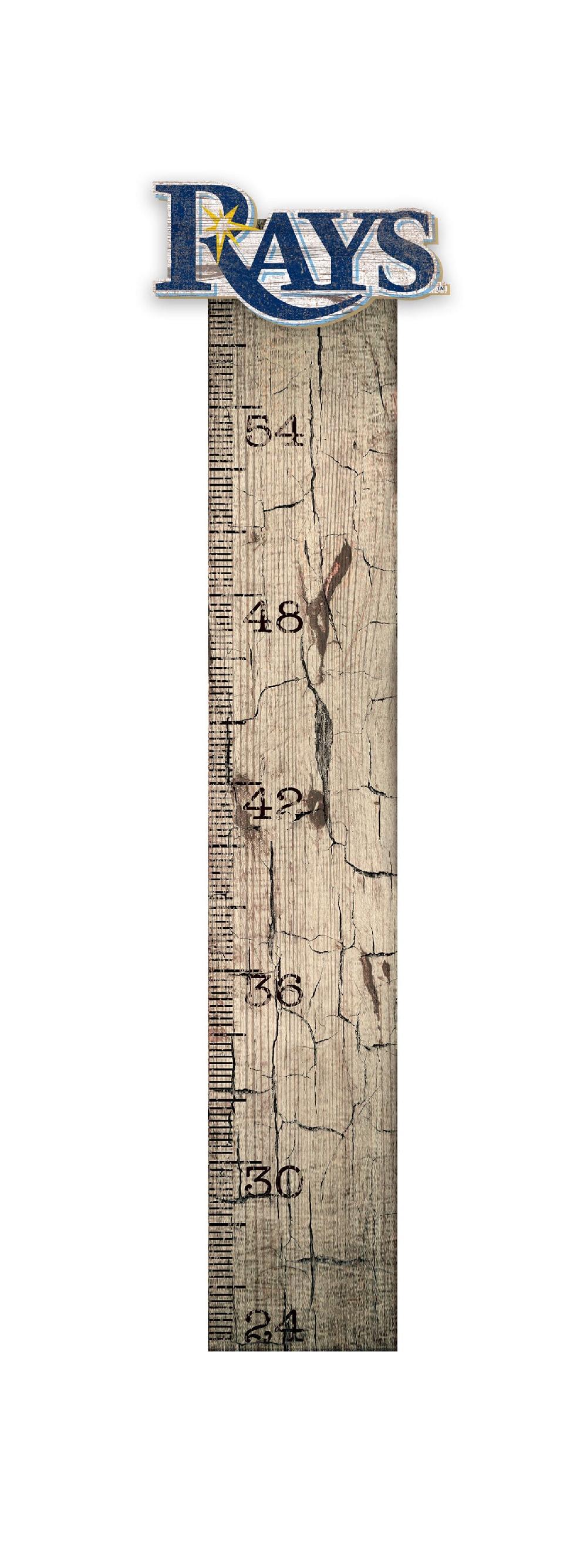 fan creations Tampa Bay Rays Growth Chart Sign