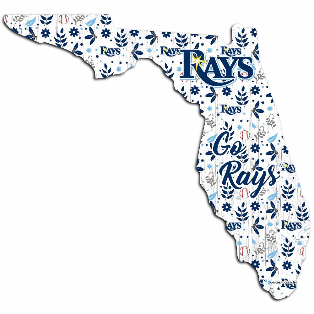 fan creations Tampa Bay Rays State Sign 24in