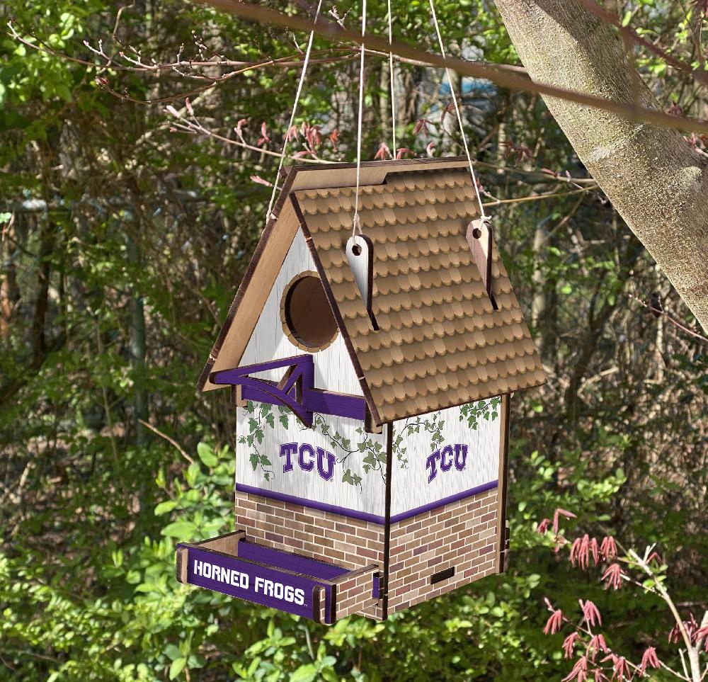 fan creations TCU Bird House Unassembled