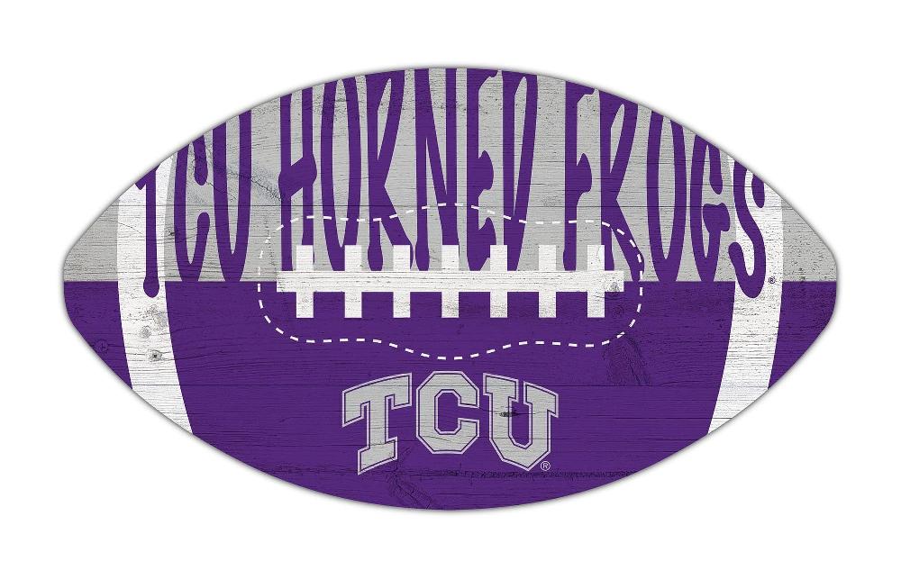 fan creations TCU City Football 12in