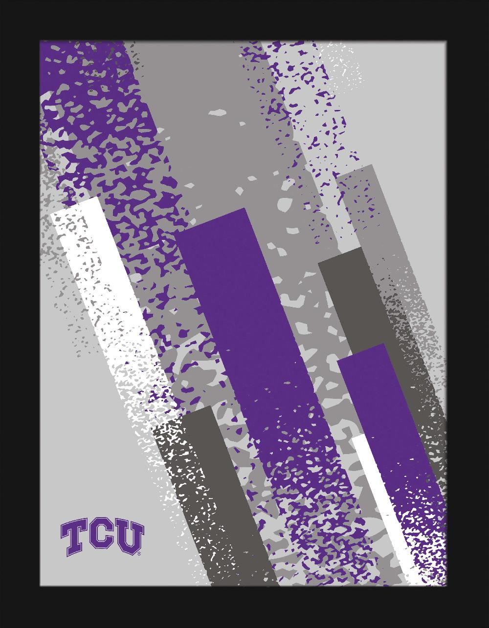 fan creations TCU Team Color 12x16