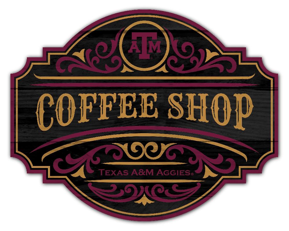 fan creations Texas A&M Coffee Tavern Sign 24in