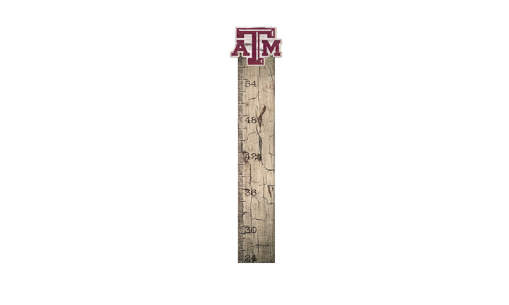 fan creations Texas A&M Growth Chart Sign