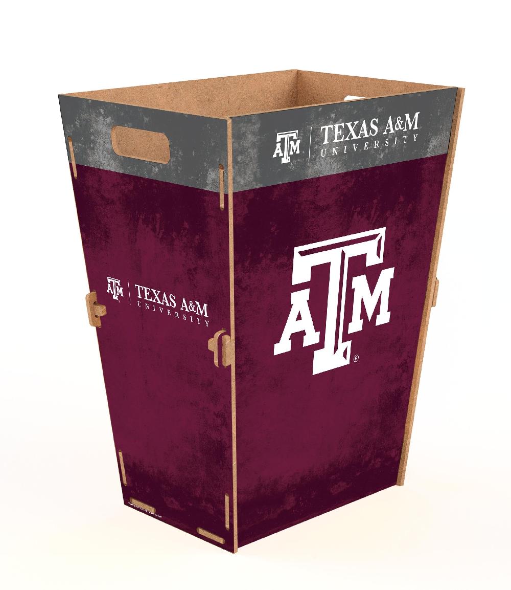 fan creations Texas A&M Team Color Waste Bin Small