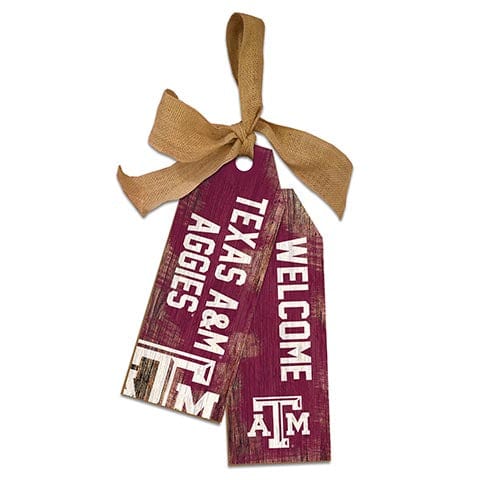 fan creations Texas A&M University 12" Team Tags