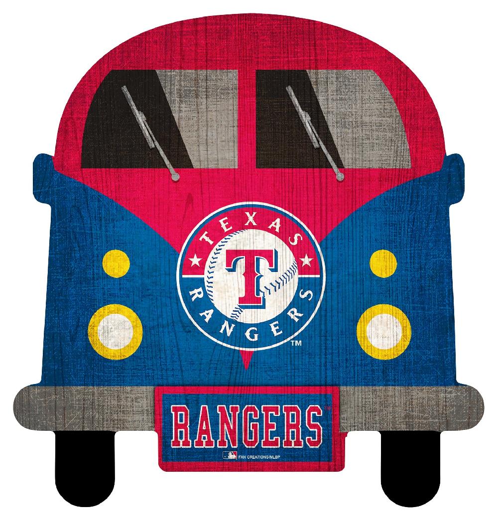 fan creations Texas Rangers 12in Team Bus Sign