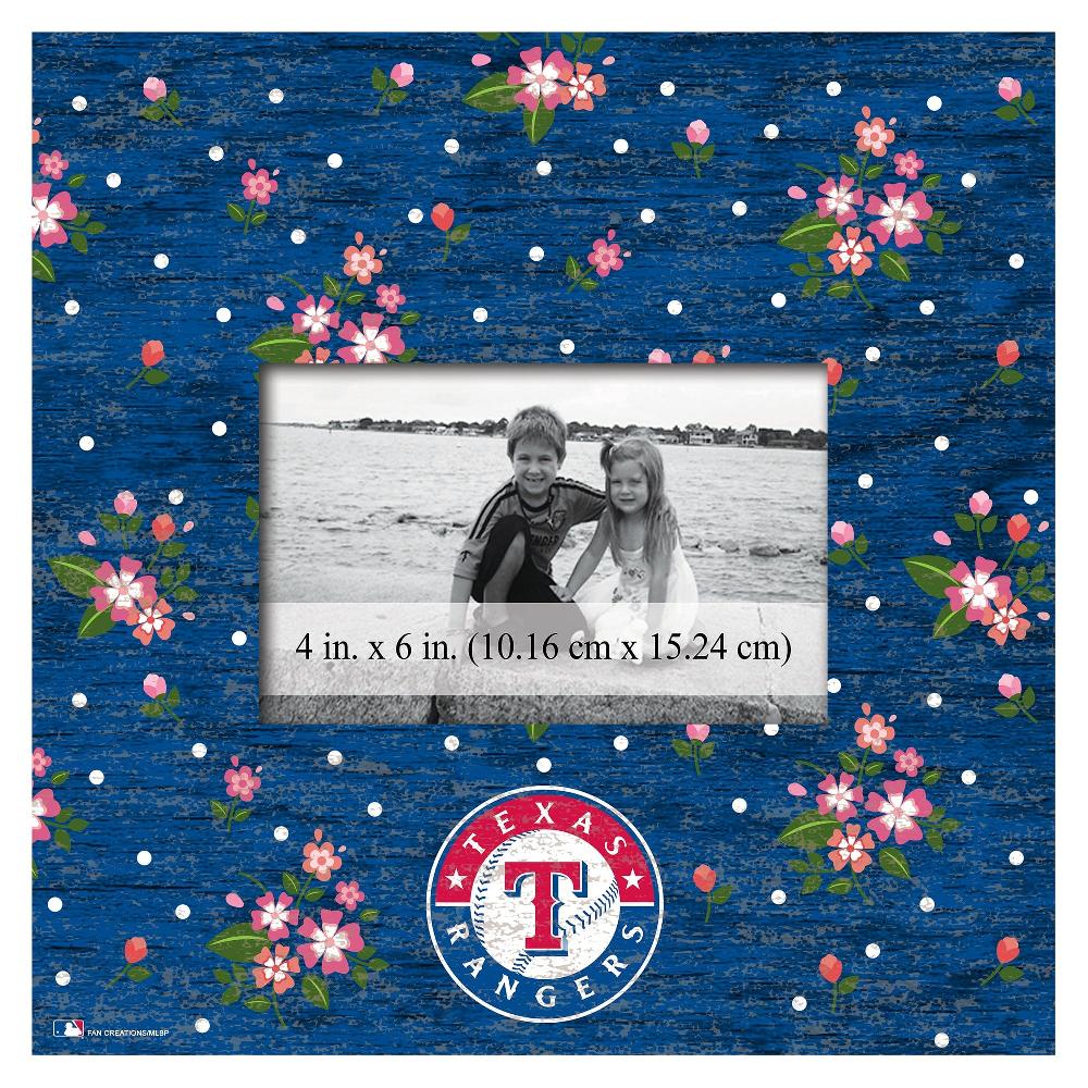 fan creations Texas Rangers Floral 10x10 Frame