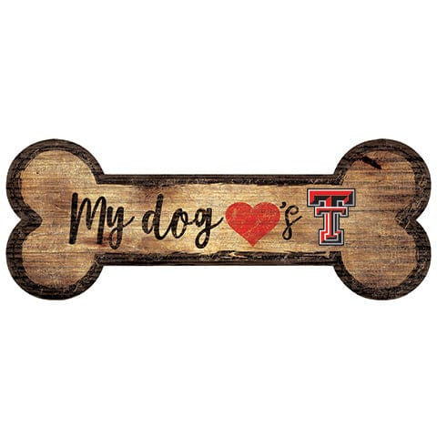 fan creations Texas Tech University Dog Bone Sign