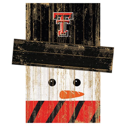 fan creations Texas Tech University Snowman Head