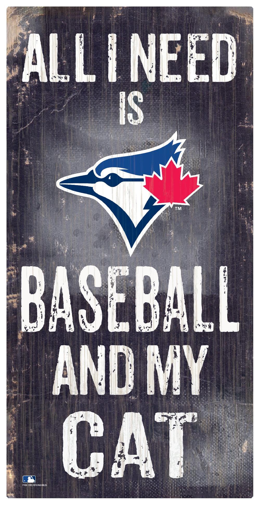 fan creations Toronto Blue Jays My Cat 6x12 Sign
