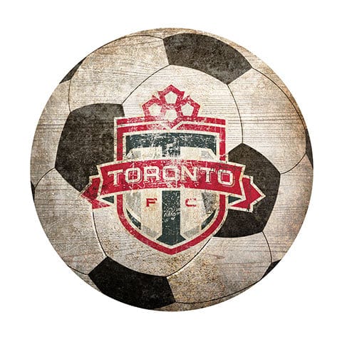fan creations Toronto FC 12" Soccer Shaped Sign