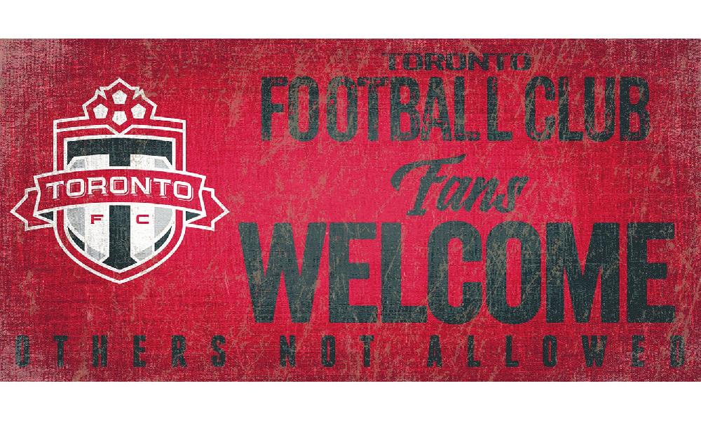 fan creations Toronto FC Fans Welcome Sign