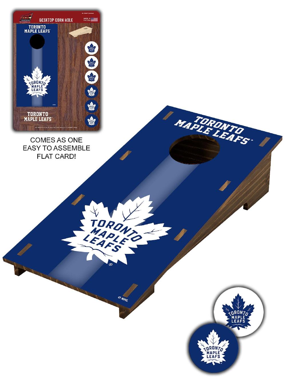 fan creations Toronto Maple Leafs Desktop Cornhole