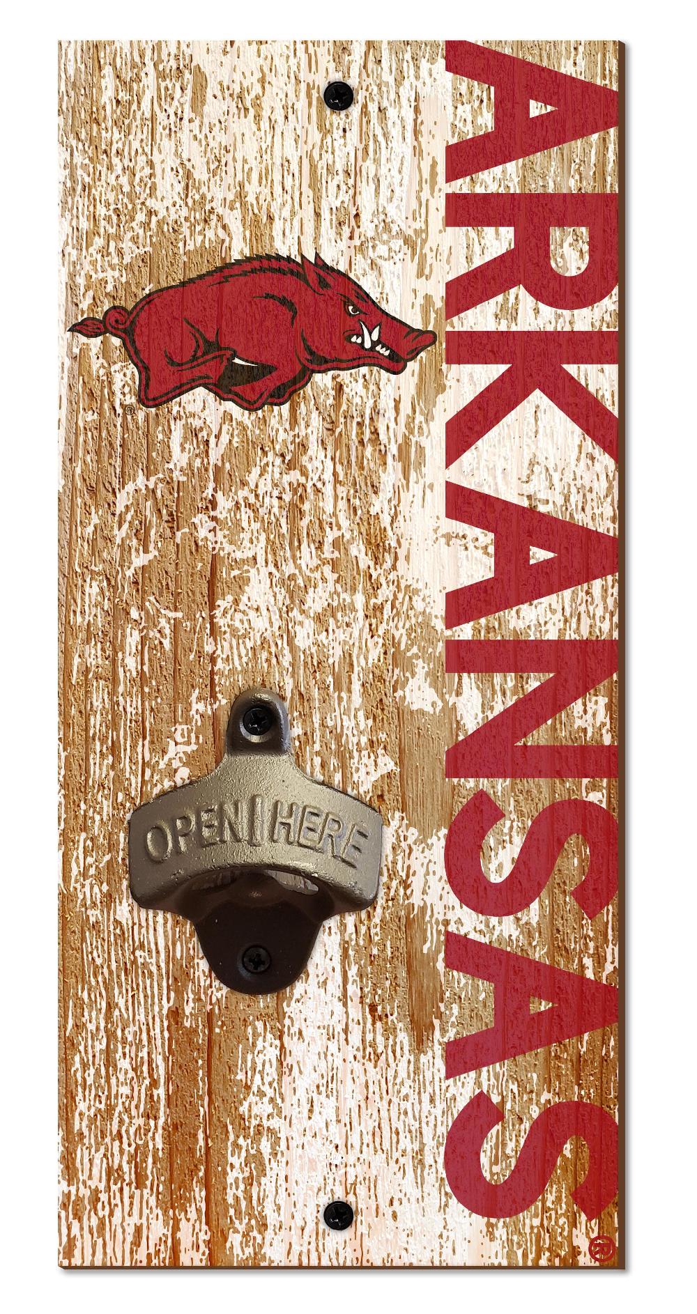 fan creations University of Arkansas Bottle Opener
