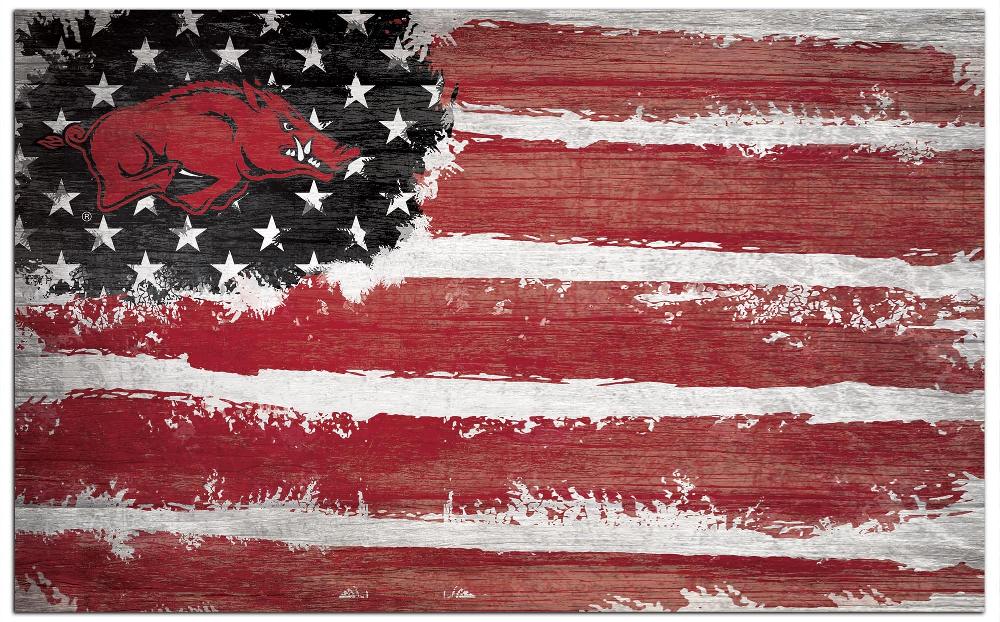 fan creations University of Arkansas Flag 11x19