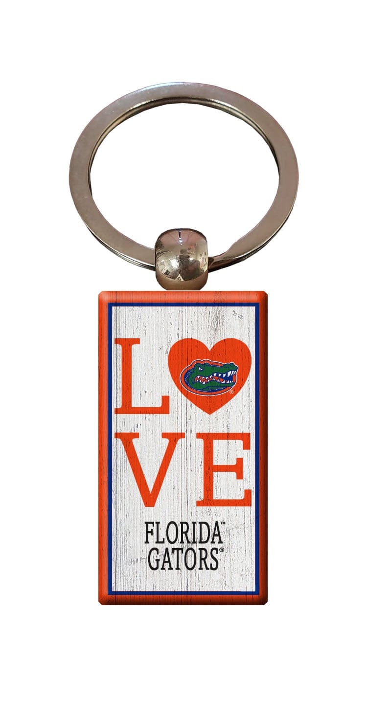 fan creations University of Florida Love Keychain