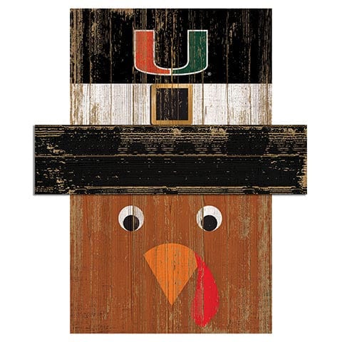 fan creations University of Miami Turkey Head