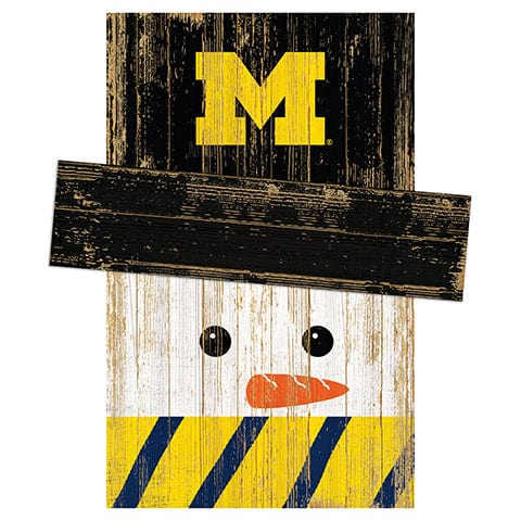 fan creations University of Michigan Snowman Head