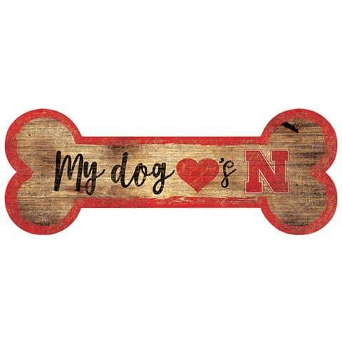 fan creations University of Nebraska Dog Bone Sign