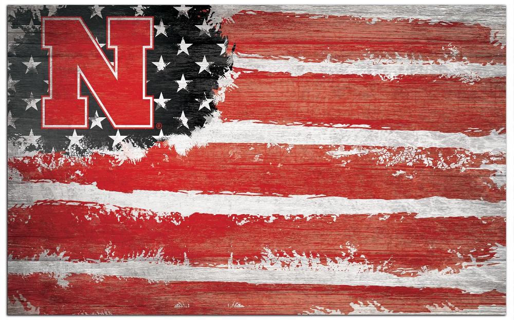 fan creations University of Nebraska Flag 11x19