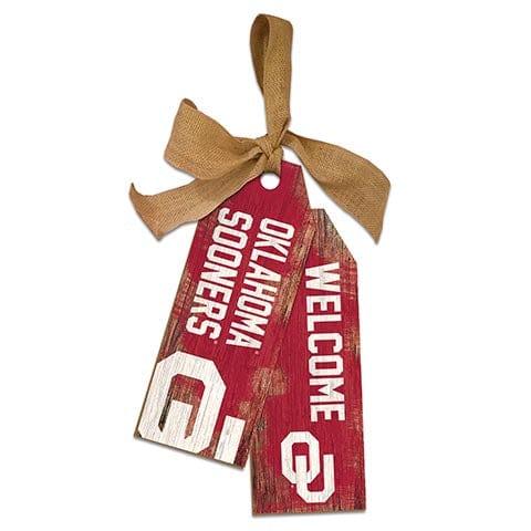 fan creations University of Oklahoma 12" Team Tags