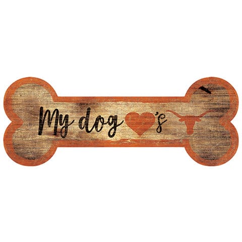 fan creations University of Texas Dog Bone Sign