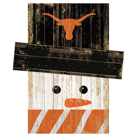 fan creations University of Texas Snowman Head