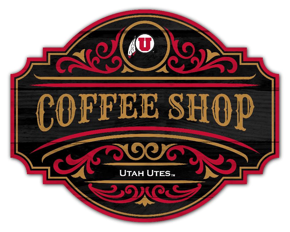 fan creations Utah Coffee Tavern Sign 24in