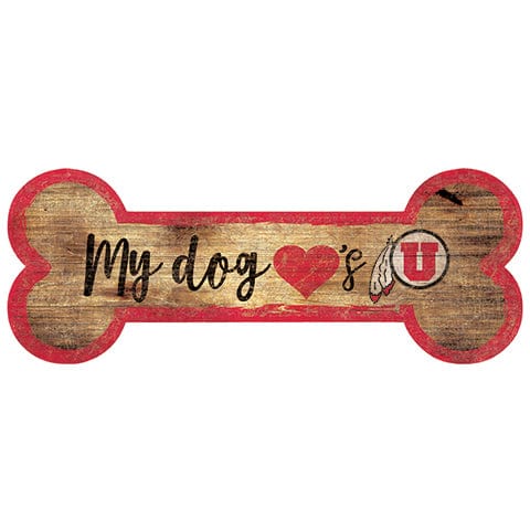 fan creations Utah Dog Bone Sign
