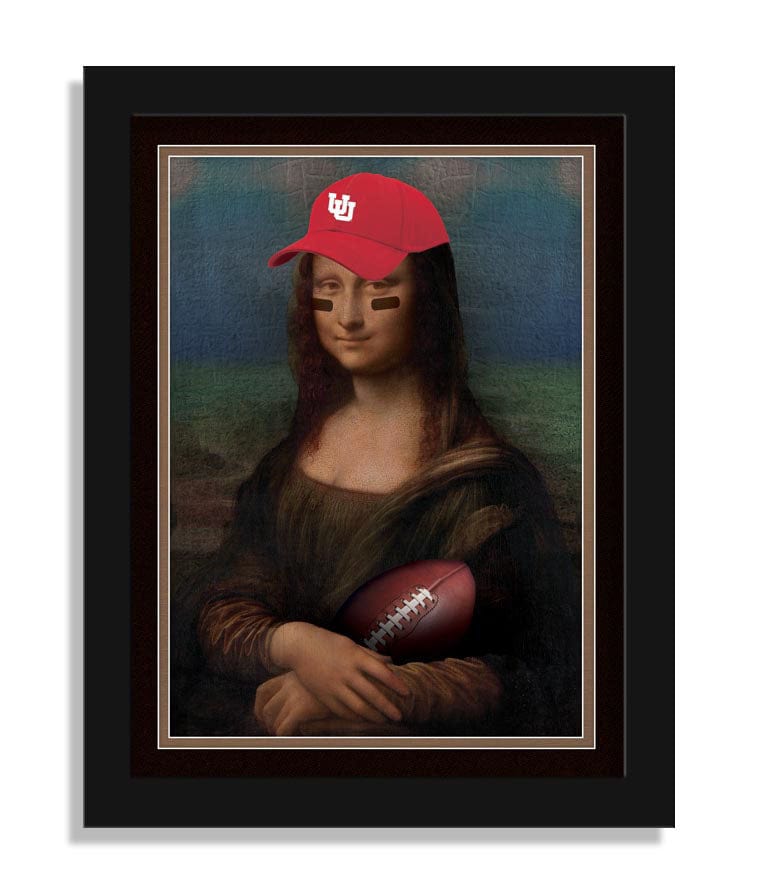 fan creations Utah Mona Lisa Fan 12x16